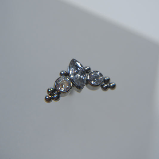 Labret Ornamental Diamante