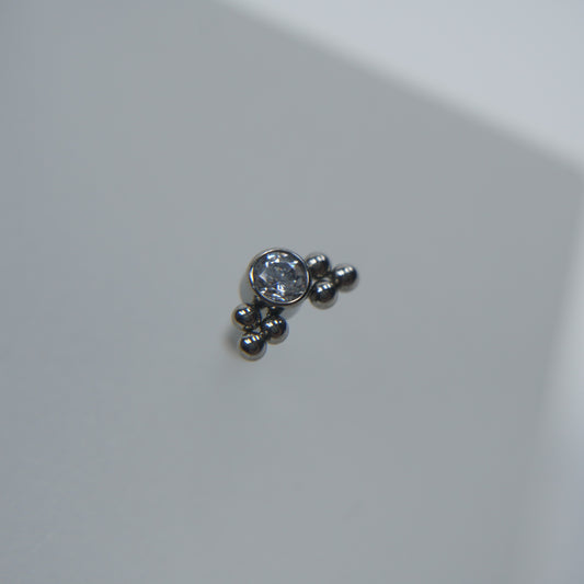 Labret Zircónia com Trio