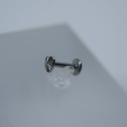 Striped Heart Labret