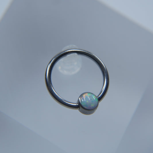 Captive Opal Hoop