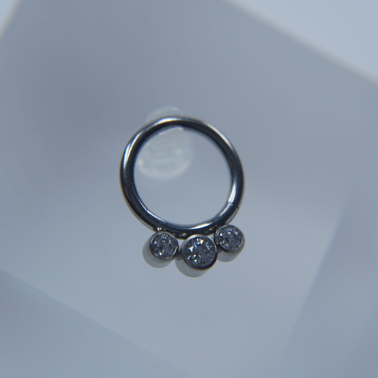 Three Zirconias Hoop