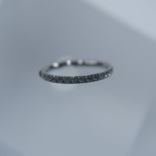 Argola Segmented com Zircónias Nariz
