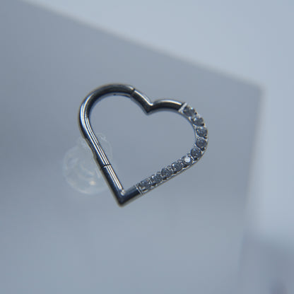 Argola Amor Cristalino