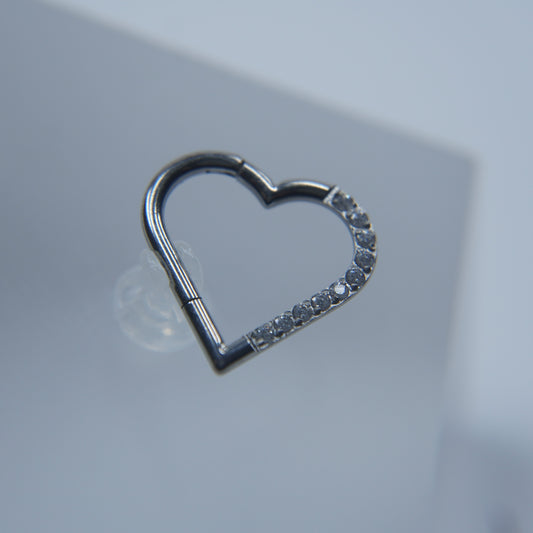 Argola Amor Cristalino