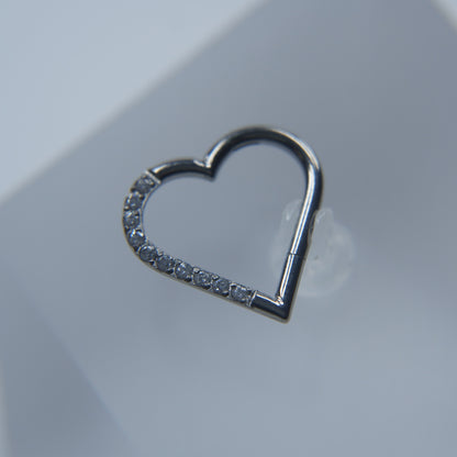 Argola Amor Cristalino