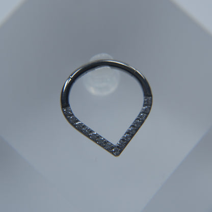 Argola Gota Zircónias