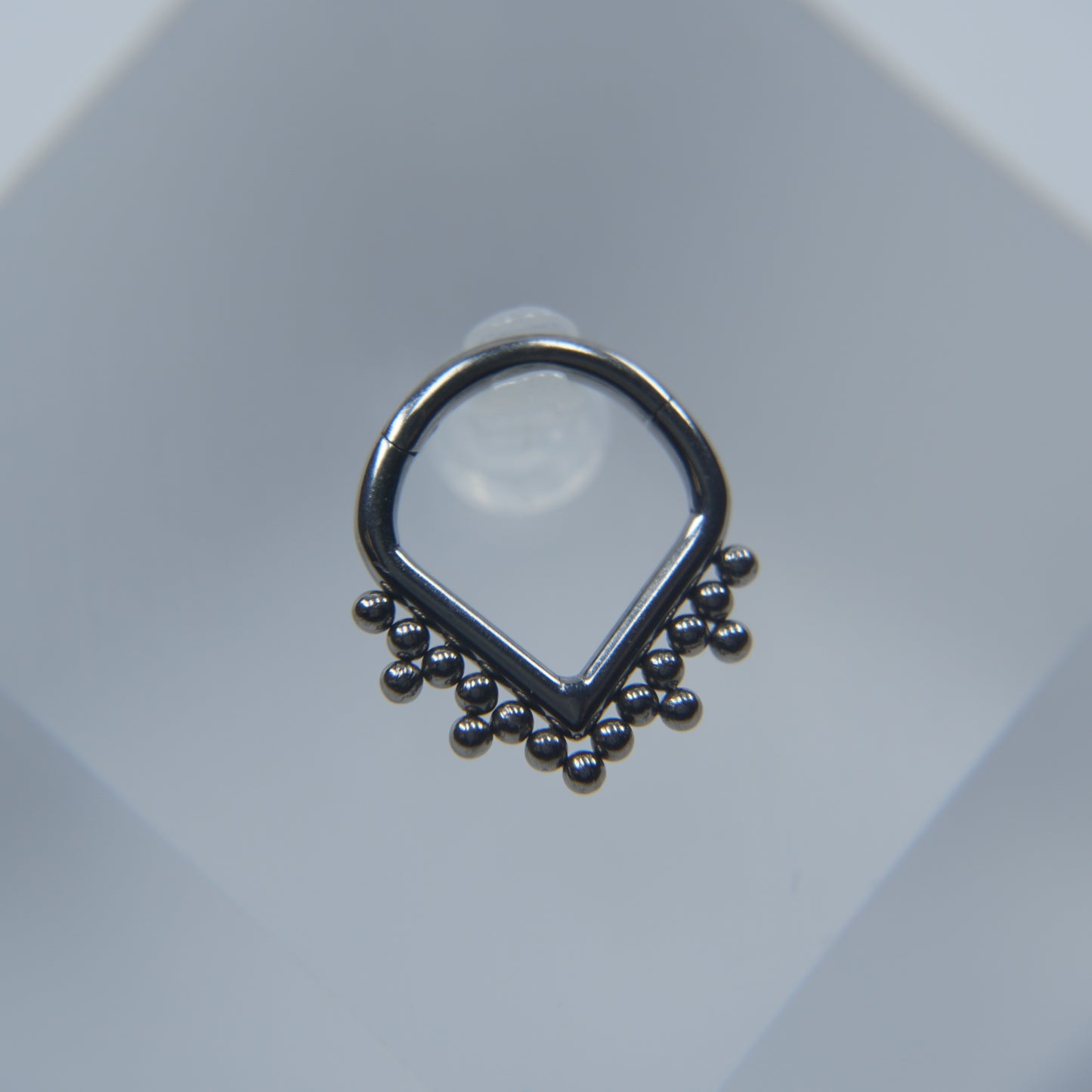 Pearl Drop Hoop