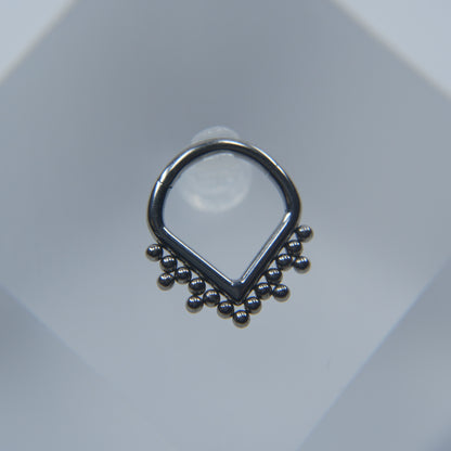 Pearl Drop Hoop