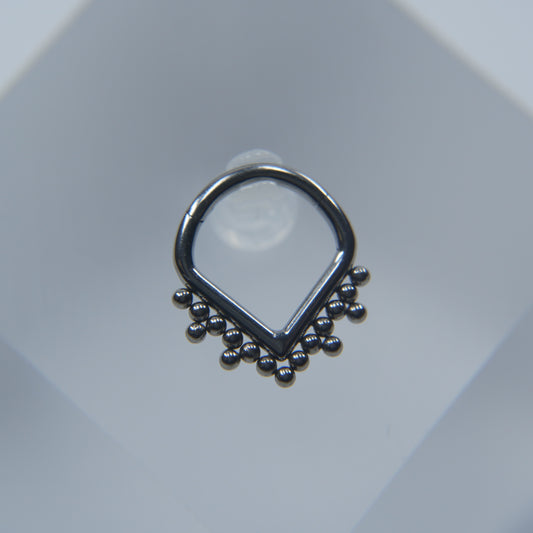 Pearl Drop Hoop