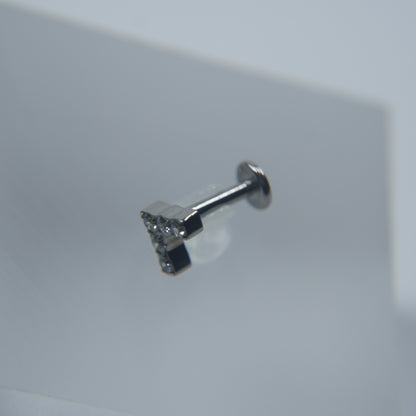 Labret Seta com Zircónias